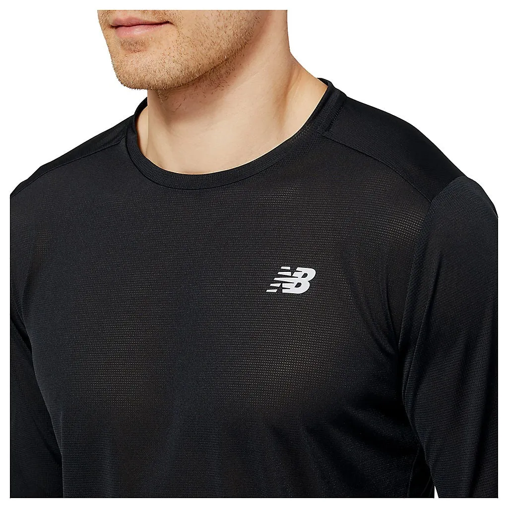 New Balance Accelerate Long Sleeve (Mens) - Black