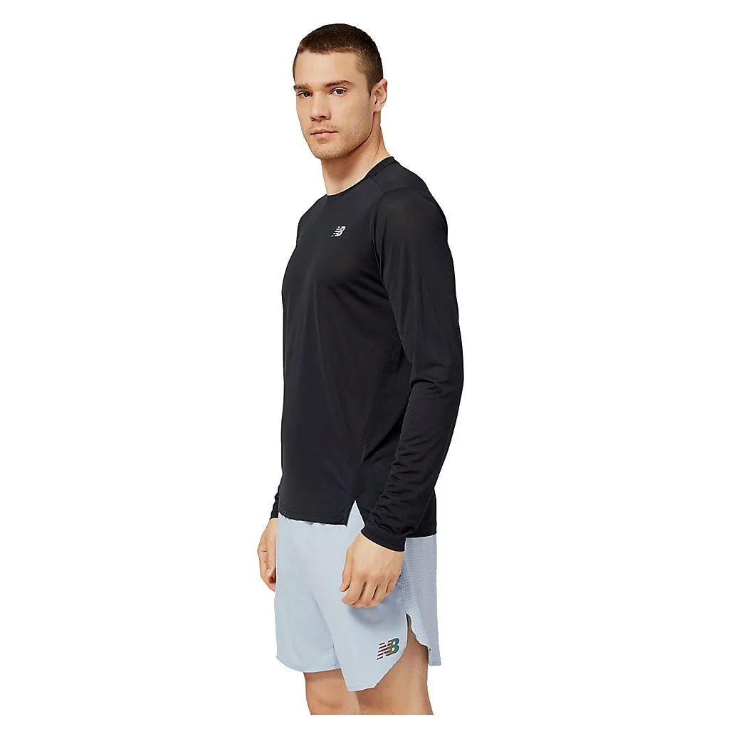 New Balance Accelerate Long Sleeve (Mens) - Black