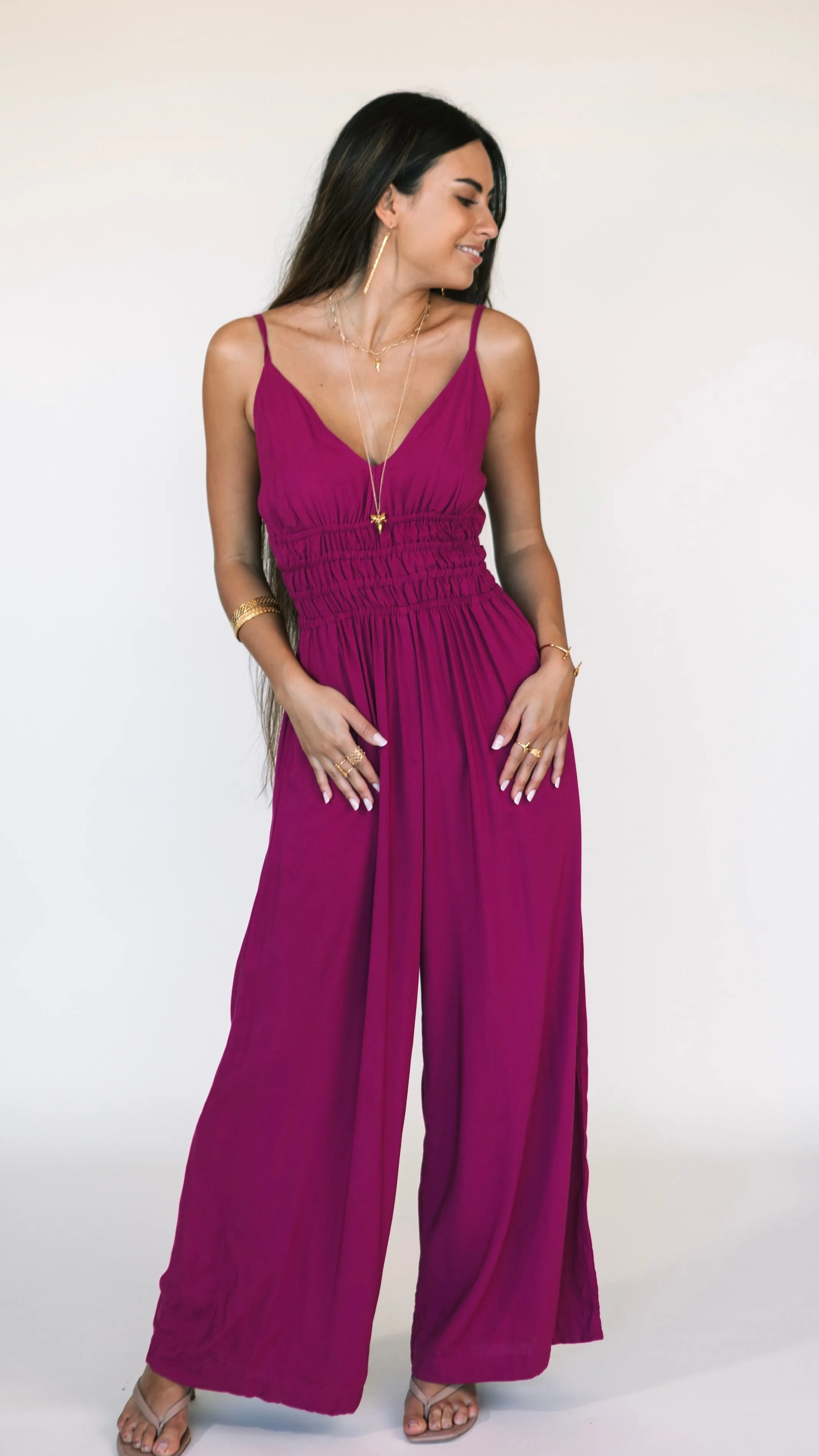 Opal Jumpsuit / Plum