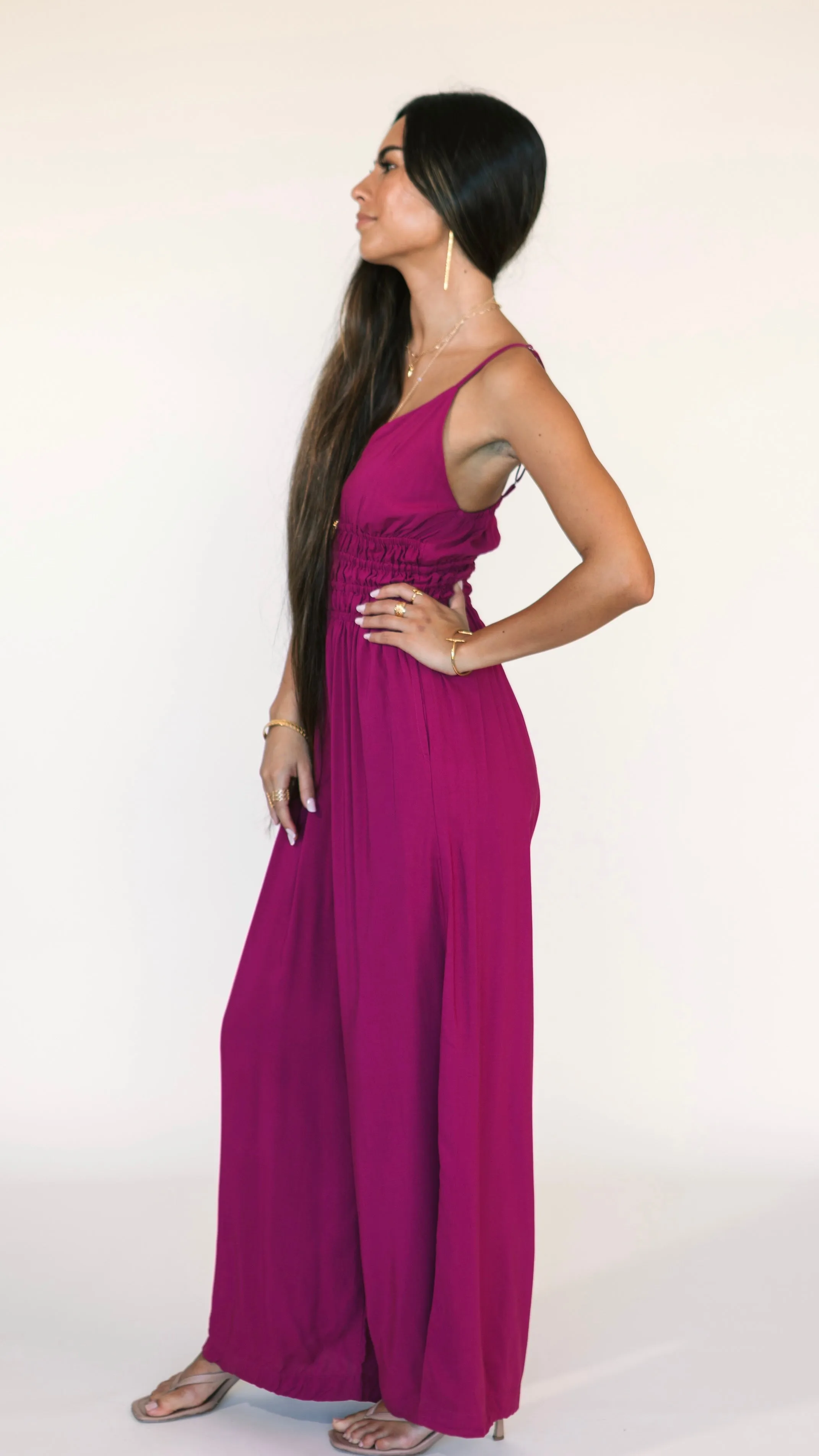 Opal Jumpsuit / Plum