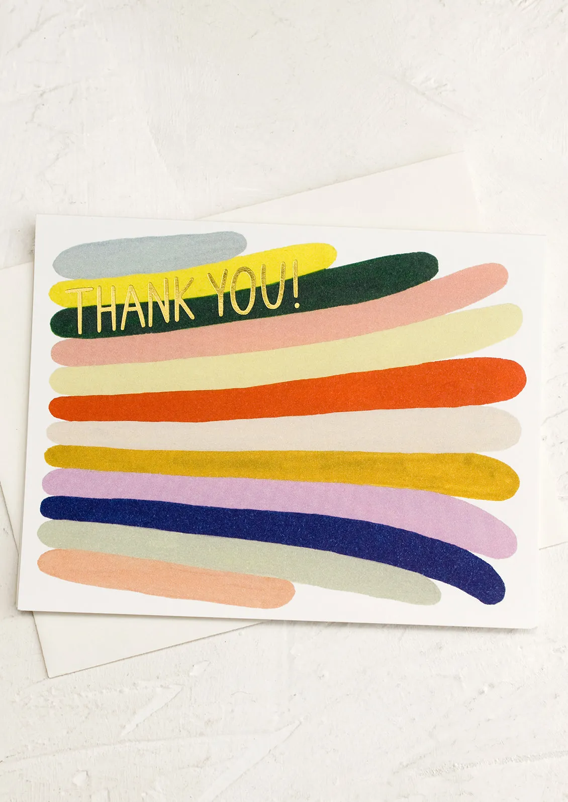 Painted Stripe Thank You Card Set