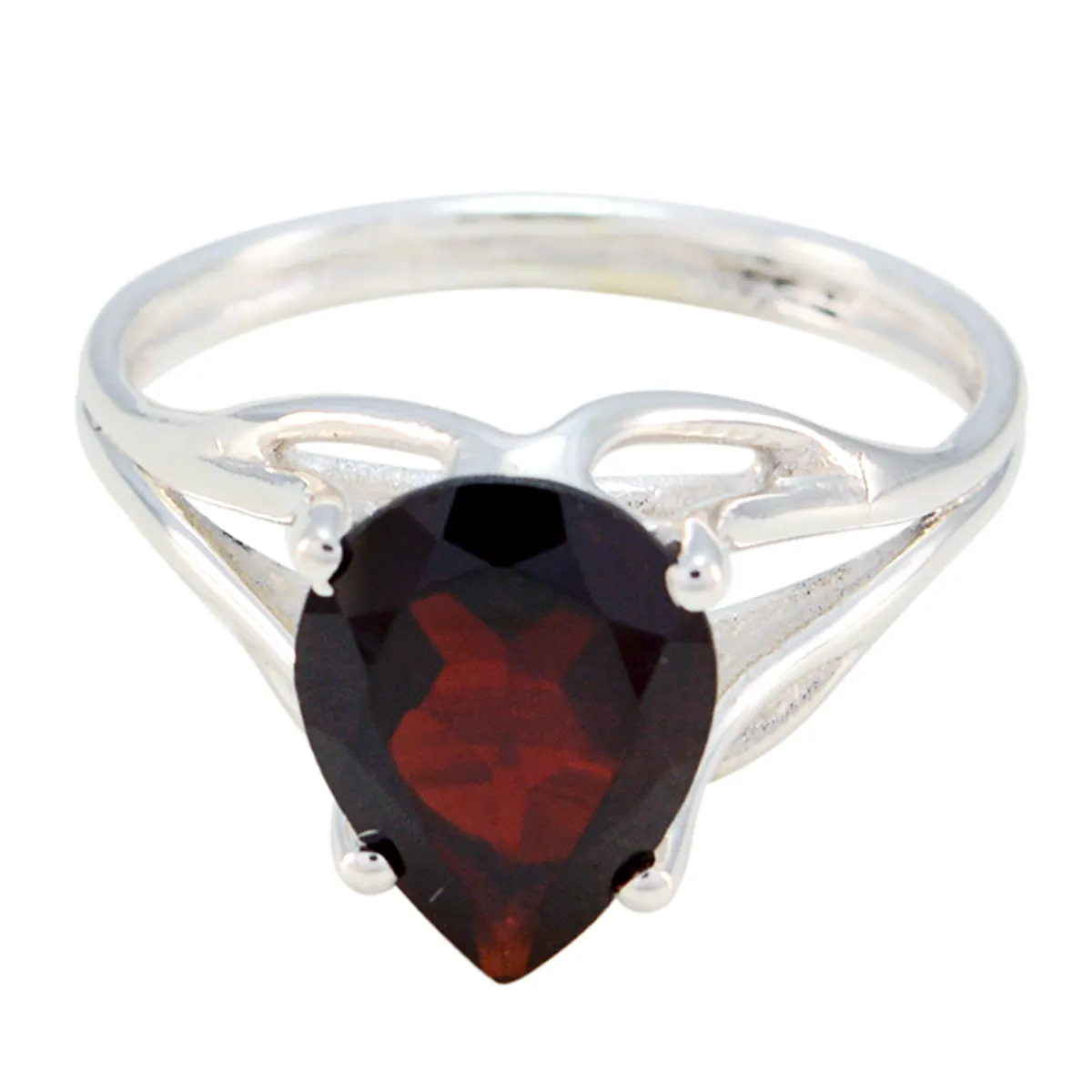 Riyo Bonnie Gemstone Garnet 925 Sterling Silver Ring Gifts