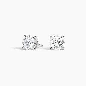 Secret Halo Diamond Stud Earrings (Setting Only) - DC010