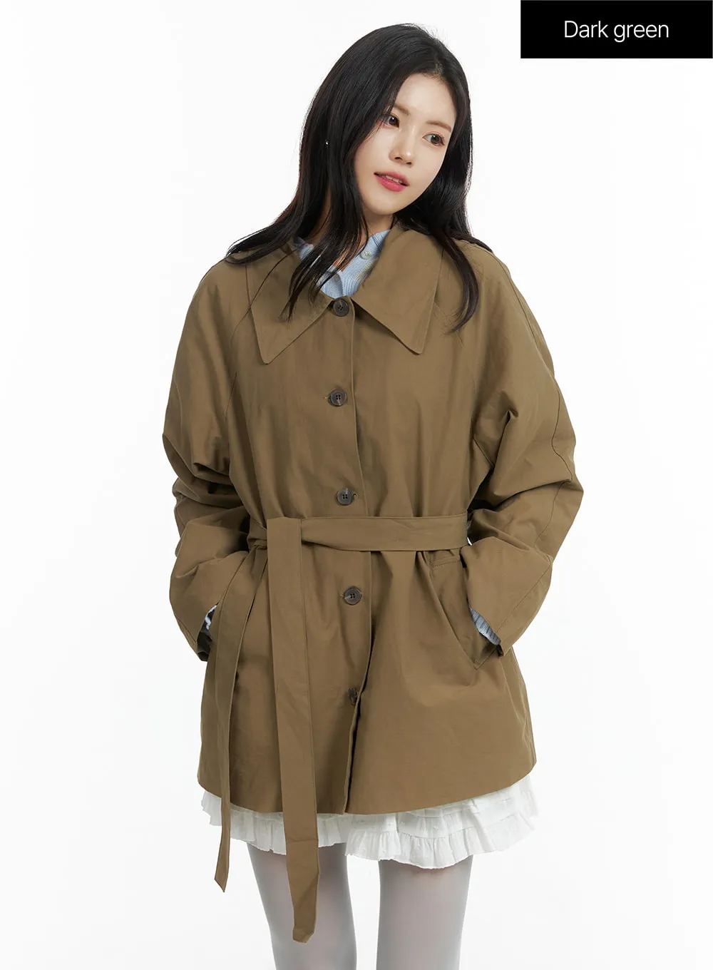 Short Trench Coat OF408