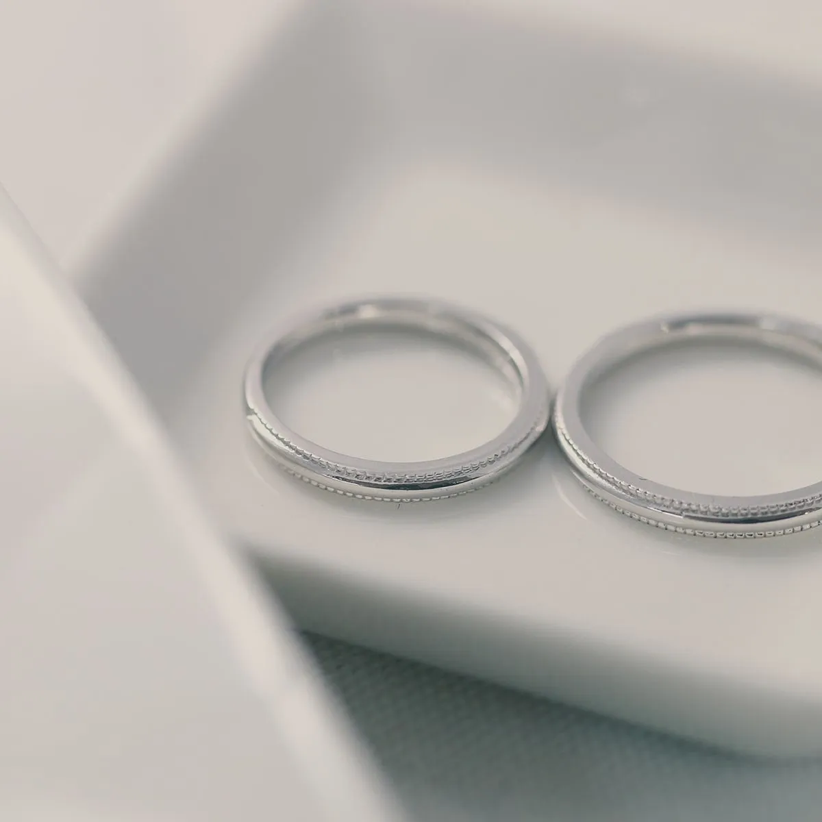 Unique Couple Wedding Ring Set - WM59