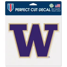 WASHINGTON HUSKIES PERFECT CUT COLOR DECAL 4 X 4