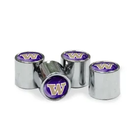 WASHINGTON HUSKIES VALVE STEM CAPS